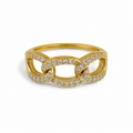 Double 8 Ring Gold